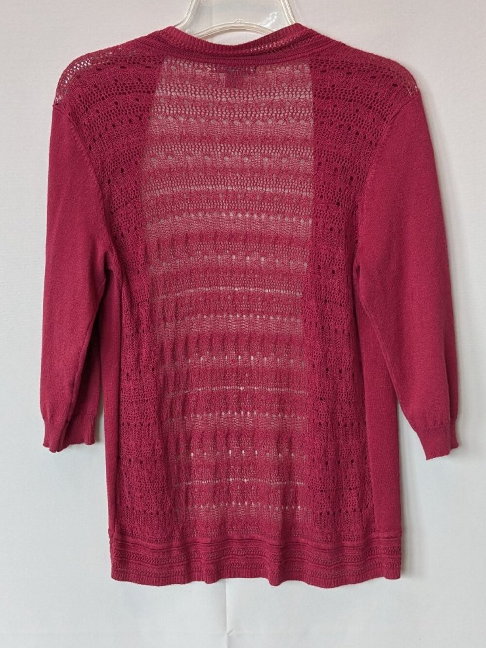 Roz & Ali Open Knit Cardigan - Picture 5 of 7